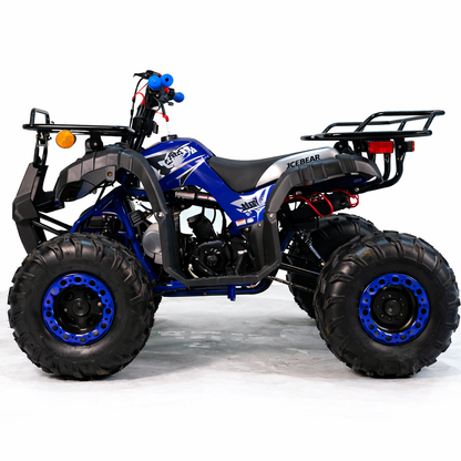 AT Hawk 125cc ATV with Automatic Transmission w/Reverse, LED Headlights, Remote Control! Big 19"/18"Tires!