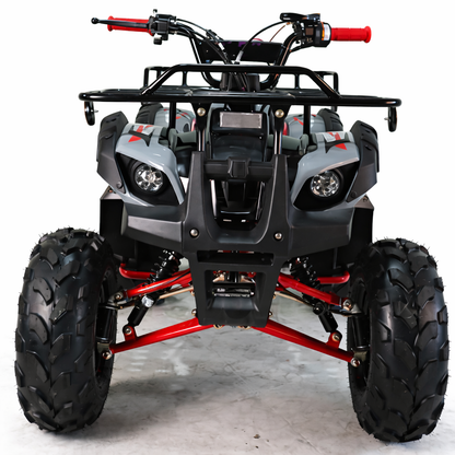 AT Hawk 125cc ATV with Automatic Transmission w/Reverse, LED Headlights, Remote Control! Big 19"/18"Tires!