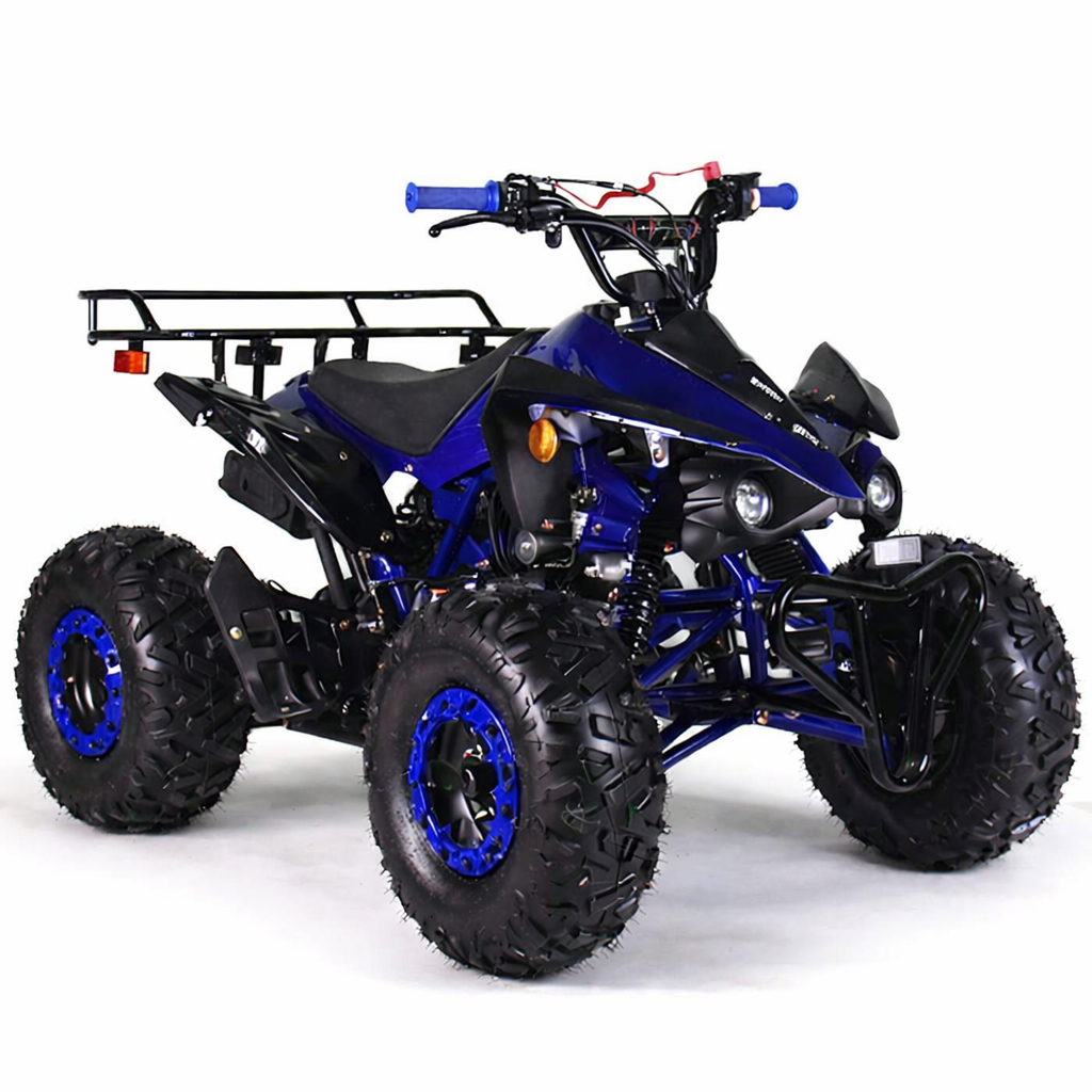AT Blast 125cc ATV with Automatic Transmission w/Reverse, LED Headlights, Big 19"/18" Tires!