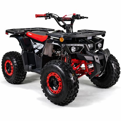 AT Orca 125cc ATV with Automatic Transmission w/Reverse, LED Headlights, Electric Start, Big 19"/18" Tires!