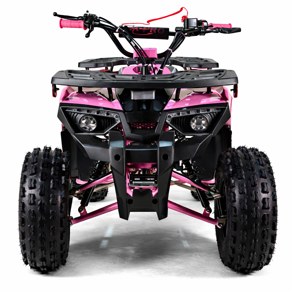 AT Orca 125cc ATV with Automatic Transmission w/Reverse, LED Headlights, Electric Start, Big 19"/18" Tires!