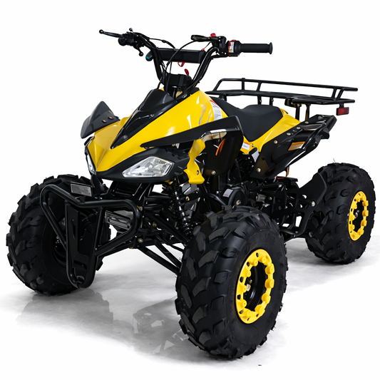 AT Leopard 125cc ATV with Automatic Transmission w/Reverse, Remote Control! Big 19"/18"Tires!